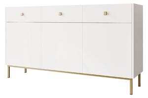 Komoda Comfivo Nunove 101, Bijela, 85x155x39cm