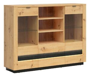 Komoda Sermeli 101, Artisan hrast, 123.5x161x42cm