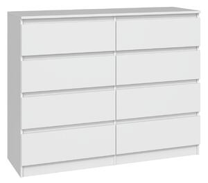 Komoda Elbvelu 101, Bijela, 97x120x40cm