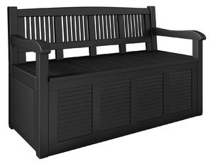 Vrtna klupa Richardson 135, Crna, 85x130x60cm