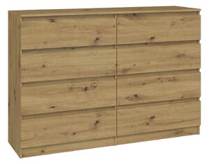 Komoda Elbvelu 100, Artisan hrast, 97x138x40cm