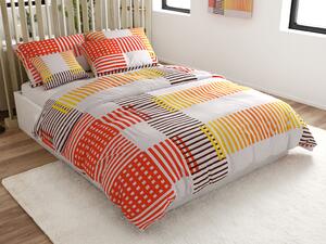 Posteljina od mikrosatena MIRVOLLI, bijelo-crvena Dimenzije posteljine: 70 x 90 cm | 140 x 200 cm