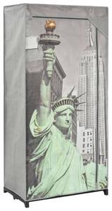 VidaXL Ormar New York 75 x 45 x 160 cm od tkanine