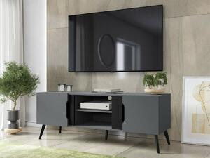 TV stol Comfivo G102Siva, Crna, 151x55x42cm