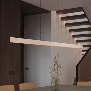 Trio Lighting Donegal LED viseća svjetiljka, bež, duljina 150 cm, CCT, prigušiva, Bež, Dnevni boravak/blagovaonica, Metal