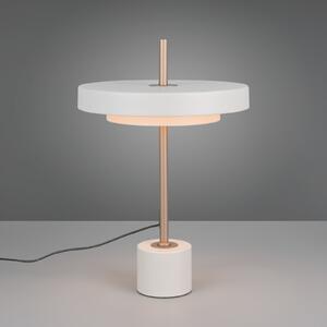 Trio Lighting Keaton LED stolna lampa, svijetlosiva, visina 45 cm, metalna, CCT, prigušiva, Sivo, Dnevni boravak/blagovaonica, Metal