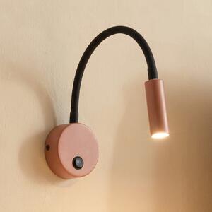 TK Lighting Zidna svjetiljka Lagos, crvena/crna, G9, visina 45 cm, metalna, prigušiva, Crvena, spavaća soba, Metal