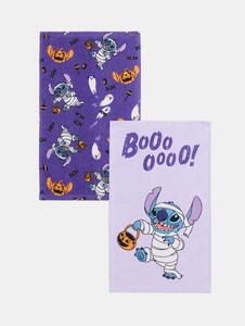 Sinsay - Set pamučnih ručnika za ruke s motivom Noći vještica Stitch 2 pack