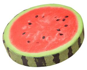 Doppler Jastuk za sjedenje, okrugli Melone (Ø x V: 39 x 7 cm, Motiv: Lubenica, Poliester)