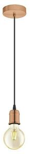 Eglo Okrugla viseća svjetiljka Yorth (60 W, Ø x V: 100 mm x 200 cm, Bakar, E27)
