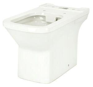 Camargue Los Angeles Stajaća WC školjka - kombinacija (Bez ruba, Bez posebne glazure, Oblik ispiranja: Duboko, WC odvod: Vodoravno, Bijele boje)