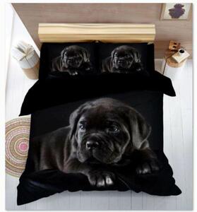 3D crna posteljina za pse