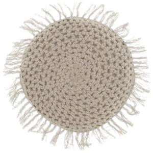 Okrugli dekorativni jastučić TUFO 45 cm, sivi