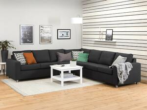 Kutna garnitura Scandinavian Choice Remavio 142, Antracit, Srebro, 80x284x284cm