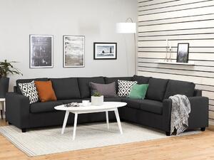 Kutna garnitura Scandinavian Choice Remavio 146, Crna, Antracit, 80x284x223cm
