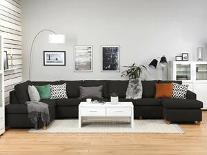 Kutna garnitura Scandinavian Choice Remavio 153, Hrast, Antracit, 80x407x199cm