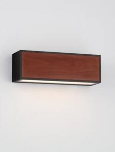 BROWN ZIDNA LAMPA LED 3000K 82lm IP65 CRNA NL9030583