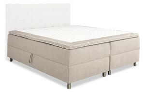 Boxspring krevet Dortesa 131, Beige, 180cm