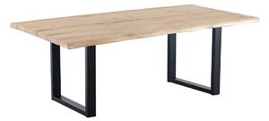 Blagovaonski stol MATCH IT - Sastavite svoj stol!-180 x 90 cm-Prirodni rub-U