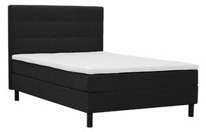 Boxspring krevet Seattle 197, Crna, 123x121cm, Dotjerati