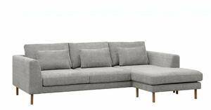 Kutna garnitura Ruvsonu 108, Hrast, Siva, 85x258x168cm