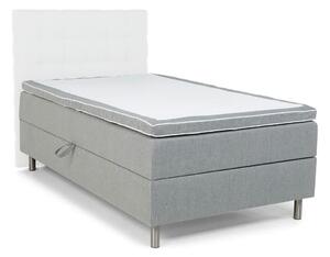 Boxspring krevet Dortesa 101, Svijetlo siva, 120cm