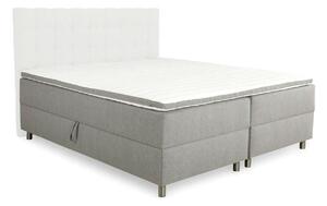 Boxspring krevet Dortesa 102, Svijetlo siva, 180cm