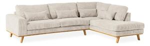 Kutna garnitura Floromo 106, Beige, 85x292x202cm, Bor