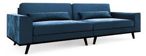 Sofa Floromo 111, Plava, 85x283x90cm, Bor
