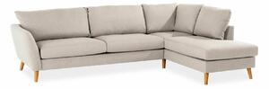 Kutna garnitura Scandinavian Choice Catmori 106, Smeđa, Beige, 89x278x196cm
