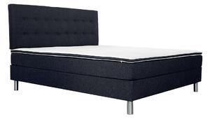 Boxspring krevet Seattle 176, Crna, 140cm