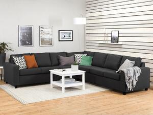 Kutna garnitura Scandinavian Choice Remavio 145, Antracit, Crna, 80x284x284cm
