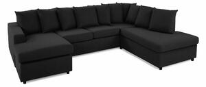Kutna garnitura Seattle 181, Antracit, 80x285x227cm