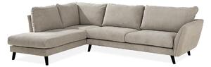 Kutna garnitura Scandinavian Choice Catmori 117, Beige, Crna, 80x297x200cm