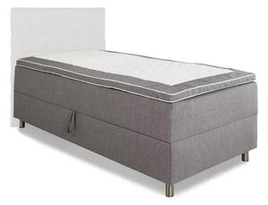 Boxspring krevet Dortesa 128, Siva, 66x90cm