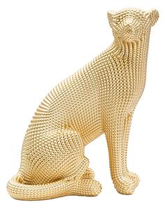 Statua u zlatnom dekoru Maura Ferrettija Leoparda