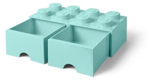 Mint zelena kutija za pohranu s dvije ladice LEGO®
