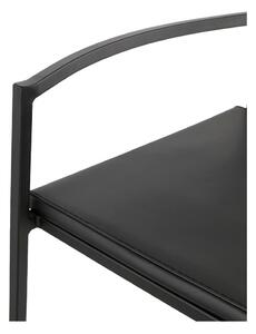 Crni bar stolica Cocoon Caroon Mini, visina sjedala 65 cm