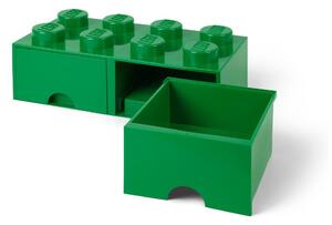 Zelena kutija za pohranu s dvije ladice LEGO®