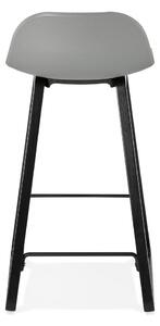 Sive bar stolica Kokoon Miky, sedam visina 69 cm