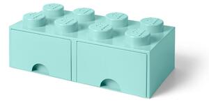 Mint zelena kutija za pohranu s dvije ladice LEGO®