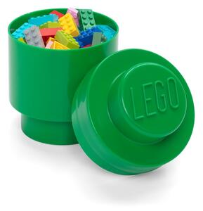 Zelena okrugla kutija LEGO®, ⌀ 12,5 cm