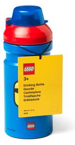 PLava boca za vodu s crvenim poklopcem LEGO® Iconic, 390 ml
