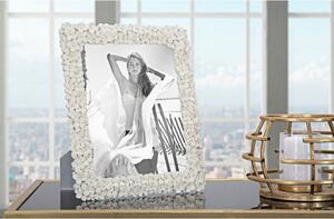 Okvir za fotografije u bijeloj boji Mauro Ferretti, 26,5 x 31 cm