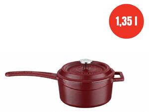 Lava posuda za umake s integriranim ručkama i poklopcem