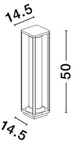PACIFIC STAJAĆA LAMPA E27 IP65 CRNA NL9030603
