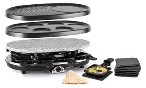 Klarstein All-U-Can Grill Raclette, Raclette roštilj s priborom 4 u 1 za 8 osoba