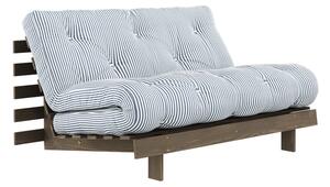 Bijela/svijetlo plava kauč na razvlačenje 140 cm Roots - Karup Design