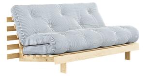 Bijela/svijetlo plava kauč na razvlačenje 160 cm Roots - Karup Design
