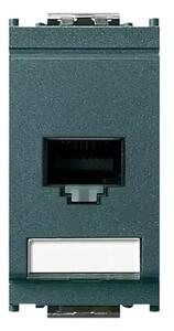 RJ45 CAT5E NETSAFE UTP UTIČNICA SIVA VI16359.11